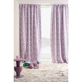 Jotex WYANDRA multifunktionsgardin -1 längd Lila/vit