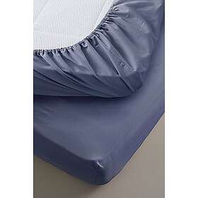 Jotex ZACK PERCALE MINI dra-på-lakan ekologisk Åskblå