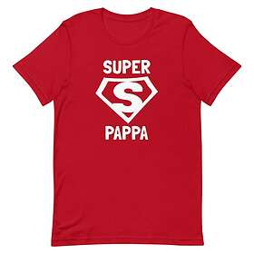 Fotomax T-shirt med bild texten "SUPER PAPPA"