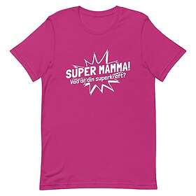 Fotomax T-shirt med bild texten "SUPER MAMMA"