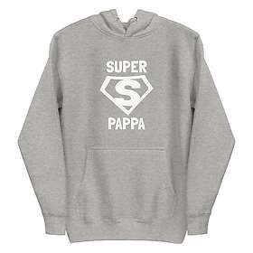 Fotomax Hoodie med texten "SUPER PAPPA"
