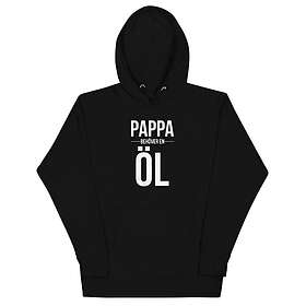 Fotomax Hoodie med texten "Pappa behöver en öl"