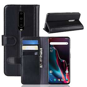 Capida OnePlus 7 Pro - Äkta Läderfodral / plånbok Svart