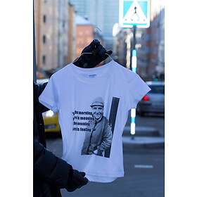 Fotomax T-shirt med bild och citat av Gertrude Stein " In the morning there is meaning. In the evening there is feeling"