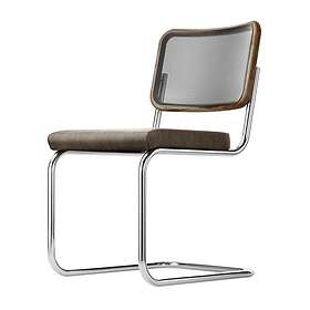 Krom Thonet S 32 N Cantilever Matstol / Valnöt