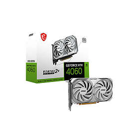 MSI GeForce RTX 4060 Ventus 2X White OC HDMI 3xDP 8GB