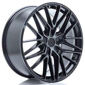 Japan Racing JR38 Black Brushed Tinted Face 9.5X21 ET14-58 CB74.1