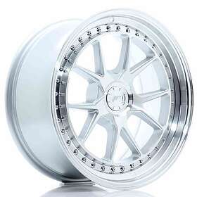 Japan Racing JR39 Silver Machined Face 8.5X18 ET15-35 CB72.6