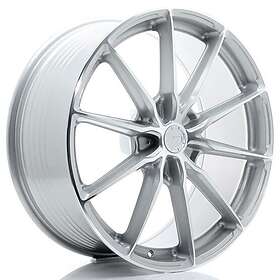 Japan Racing JR37 Silver 9.5X21 ET10-58 CB74.1