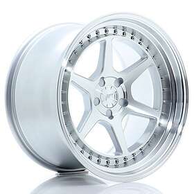 Japan Racing JR43 Silver Machined Face 10.5X18 ET15-22 CB72.6