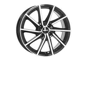 Alutec Singa Diamant-Schwarz Frontpoliert 7X17 4/108 ET25 CB65,1
