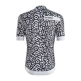 Gist Paint Short Sleeve Jersey Svart L Man