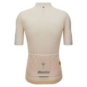 Santini Mj Mont Ventoux Short Sleeve Jersey Beige XL Man