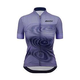 Santini Delta Vortex Short Sleeve Jersey Lila L Women's