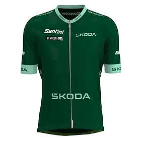 Santini Best Sprinter La Vuelta Official 2023 Short Sleeve Jersey Grönt L Man