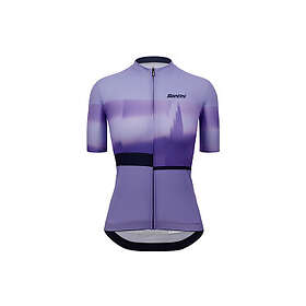 Santini Mirage Short Sleeve Jersey Lila L Women's
