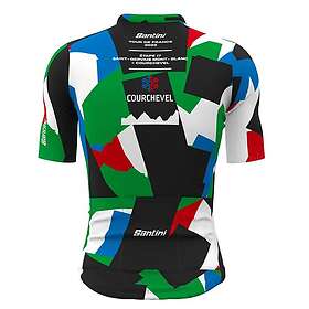 Santini Tour De France Official Mont Blanc-courchevel 2023 Short Sleeve Jersey F