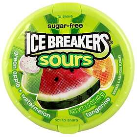 Ice Breakers Mints Fruktsura Sockerfria 42g