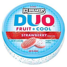 Ice Breakers Mints DUO Jordgubb Sockerfri 36g