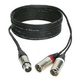 Klotz 1xXLR Fe 5-pin > 2xXLR Ma 3-pin 5m