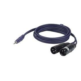 DAP Audio 1x3.5mm Ma ST > 2 x XLR 6m