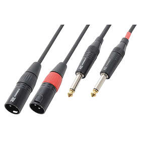 Connex PD Cable 2xXLR Male-2x6.3 Mono 6.0m [3 pcs left]