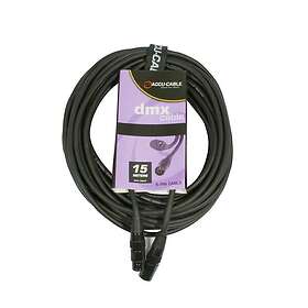 Accu-Cable DMX-Cable 5-pin XLR Ma > Fe 15m