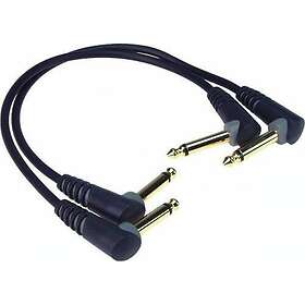 Klotz 6.3mm Ma MO Angled > 0.3m 2-pack