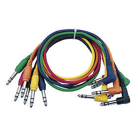DAP Audio 1x6.3mm ST > angled 0.6m (6-pack)