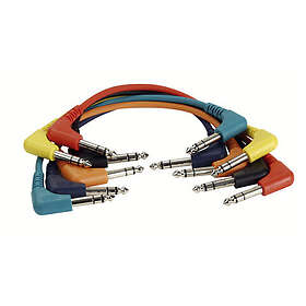 DAP Audio 1x6.3mm ST angled > 0.3m (6-pack)