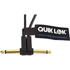 Quik Lok Pedal Connecting Flat Cable Gold 0,90m