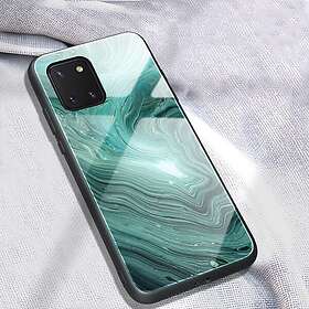 Capida Samsung Galaxy S10 Lite Hårt skal med baksida i härdat glas Marmordesign Style