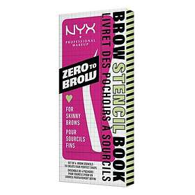 NYX Professional Makeup Zero to Brow Stencil For Skinny Brows