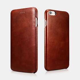 iCarer iPhone 6 Plus 6s Vintage skal i äkta läder