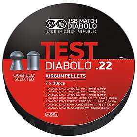 JSB Match Exact Test 7 Typer x 30st 5,5mm