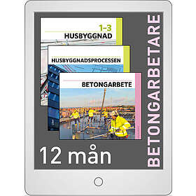 Bygg 724 Yrkesutgång Betongarbetare lärarlicens (12 mån)