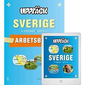 Upptäck Sverige Geografi Arbetsbok med Digitalt Övningsmaterial