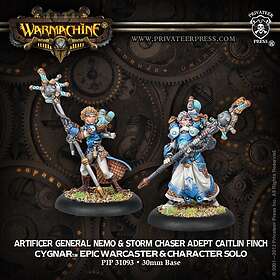 Chaser Cygnar Artificer General Nemo & Storm Adept Caitlin Finch (Warcaster)