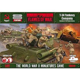 Soviet T-34 Tankovy Company (Plastic)