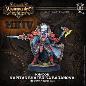 Khador Kapitan Ekaterina Baranova (Warcaster)