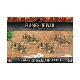German 10,5cm Artillery Battery (Plastic, Afrika Korp)