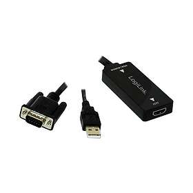LogiLink VGA USB-ljud -> HDMI CV0060