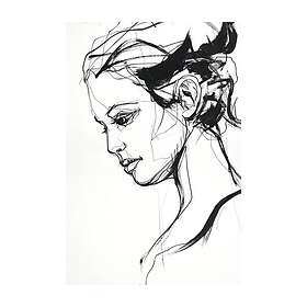 Malerifabrikken Poster Silhouette 2 Vit