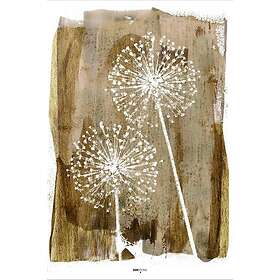 Malerifabrikken Poster White Dandelion Beige