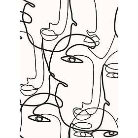 Malerifabrikken Poster Abstract Lines 5 Beige