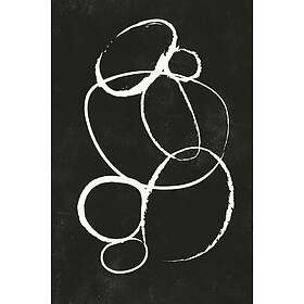 Malerifabrikken Poster Linked 2 Vit 50X70