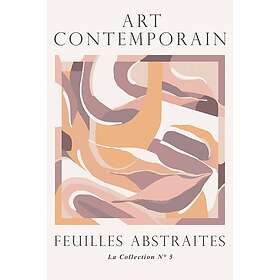 Malerifabrikken Poster Feuilles abstraites 4 Beige 70X100