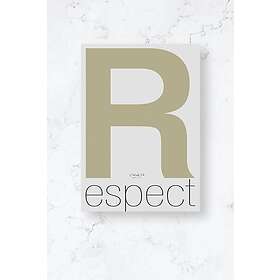 Malerifabrikken Poster R espect Plano Beige 50X70