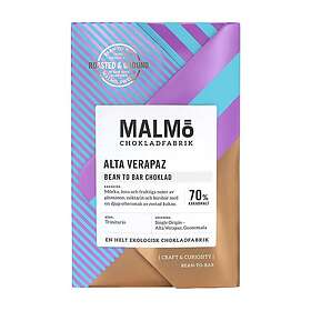 Malmö Chokladfabrik Alta Verapaz 70% Ekologisk Bean To Bar 58g