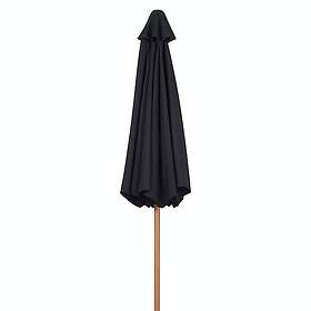 Comfort Garden Parasoll Felix Teakfärgad stång Ø300 cm FELIX PARASOL M/KRANK Ø3M